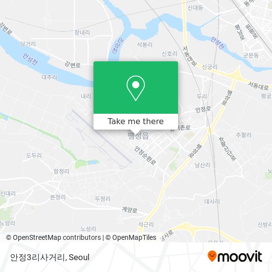 안정3리사거리 map