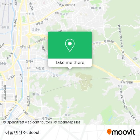야탑변전소 map