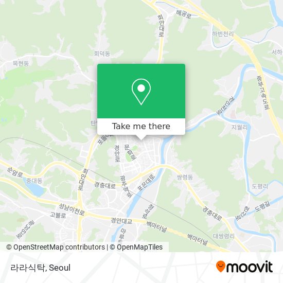 라라식탁 map