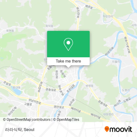 라라식탁 map