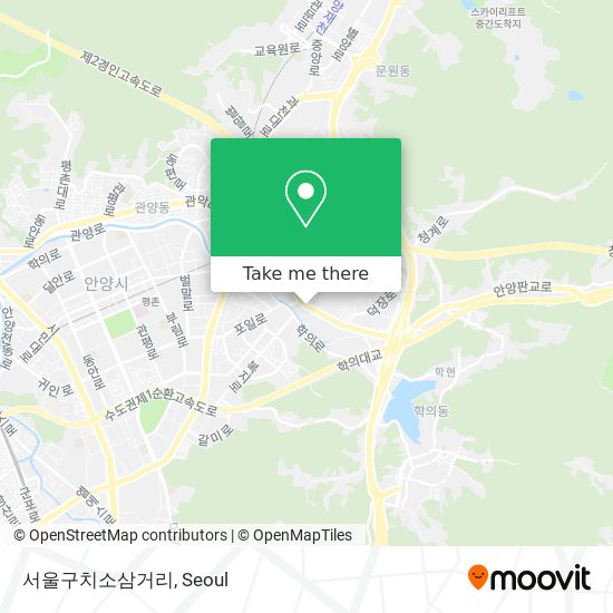 서울구치소삼거리 map