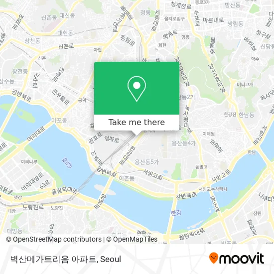 벽산메가트리움 아파트 map