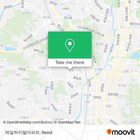 제일하이빌아파트 map