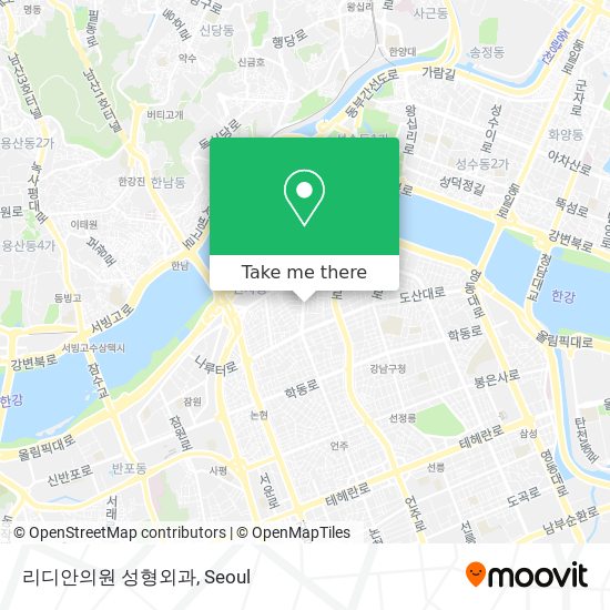 리디안의원 성형외과 map