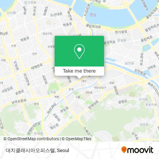 대치클래시아오피스텔 map