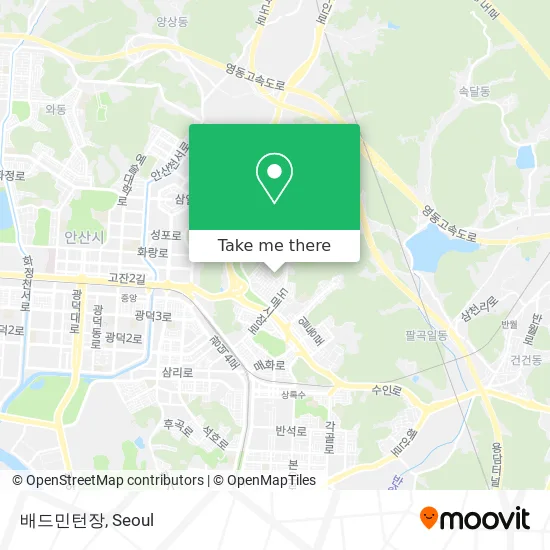 배드민턴장 map