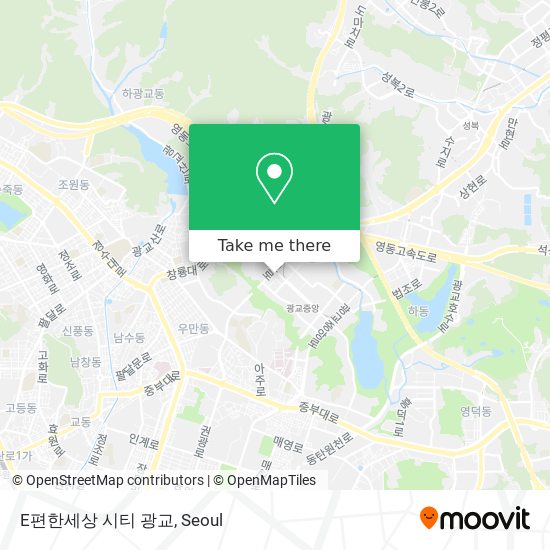 E편한세상 시티 광교 map