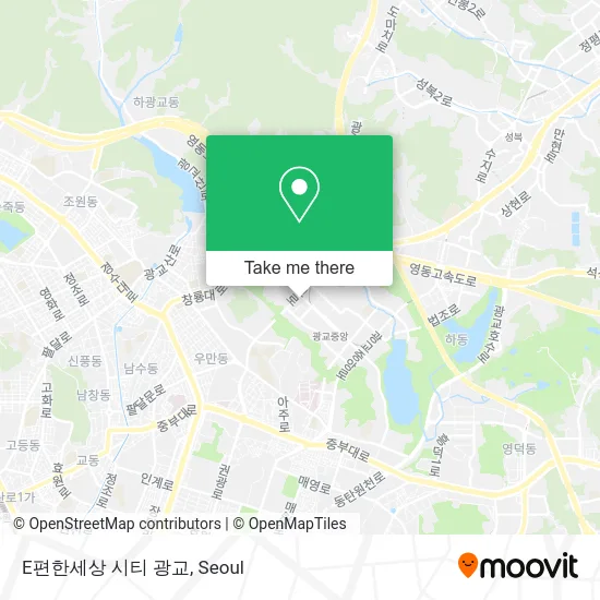 E편한세상 시티 광교 map