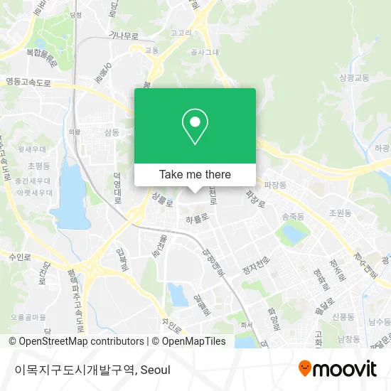 이목지구도시개발구역 map