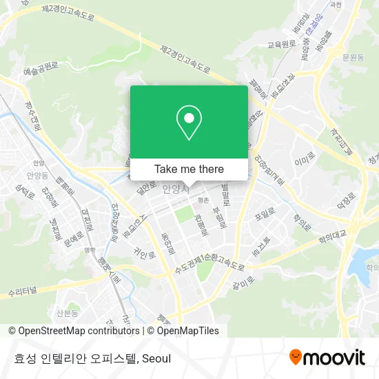 효성 인텔리안 오피스텔 map