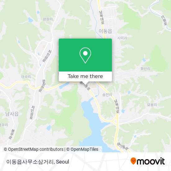 이동읍사무소삼거리 map