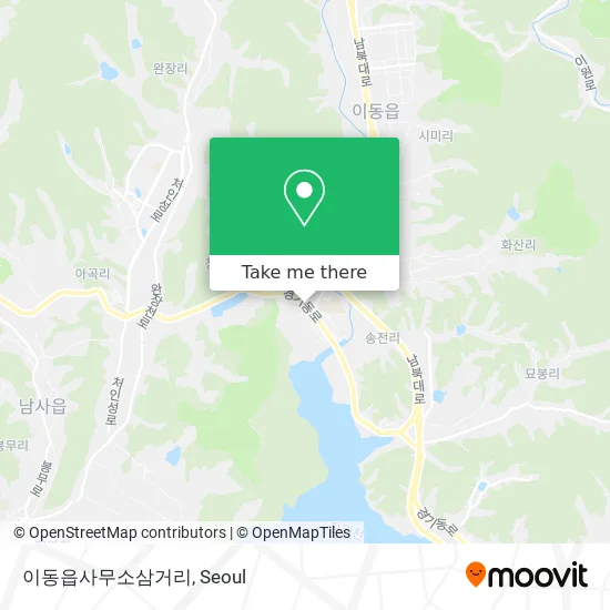 이동읍사무소삼거리 map