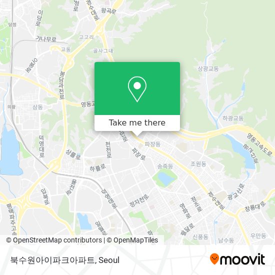 북수원아이파크아파트 map