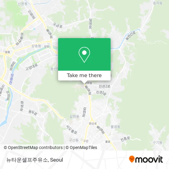 뉴타운셀프주유소 map