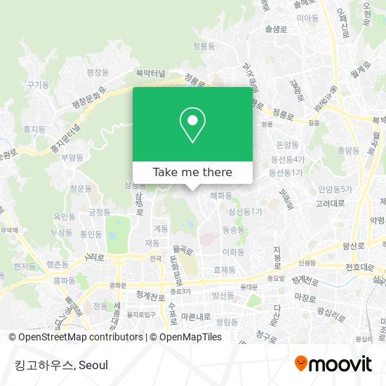 킹고하우스 map