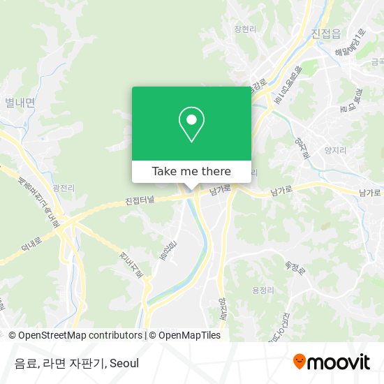 음료, 라면 자판기 map