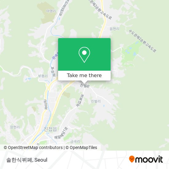 솔한식뷔페 map