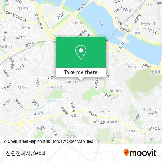 신원전파사 map