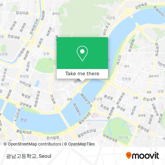 광남고등학교 map