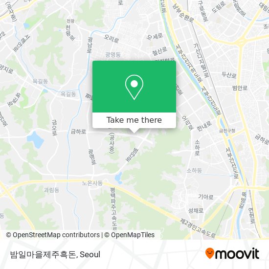 밤일마을제주흑돈 map