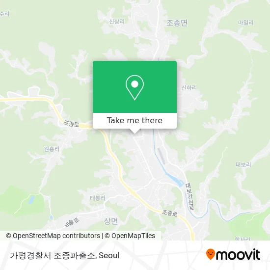가평경찰서 조종파출소 map