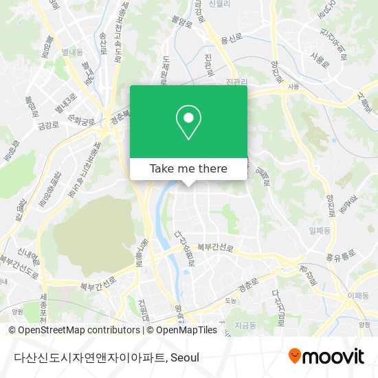 다산신도시자연앤자이아파트 map