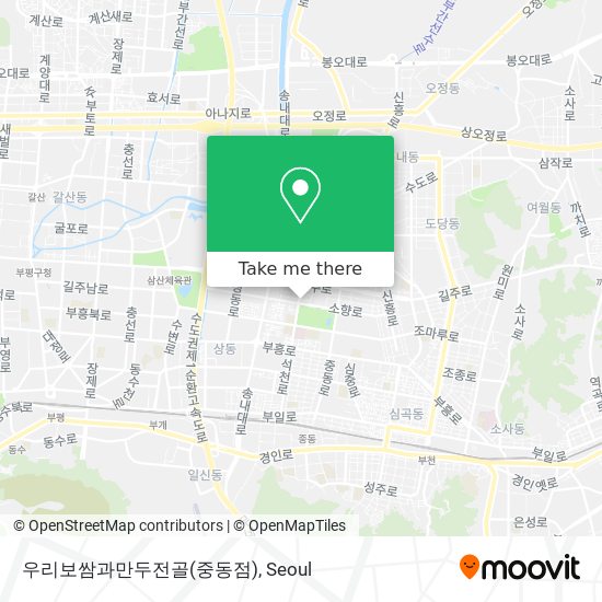 우리보쌈과만두전골(중동점) map