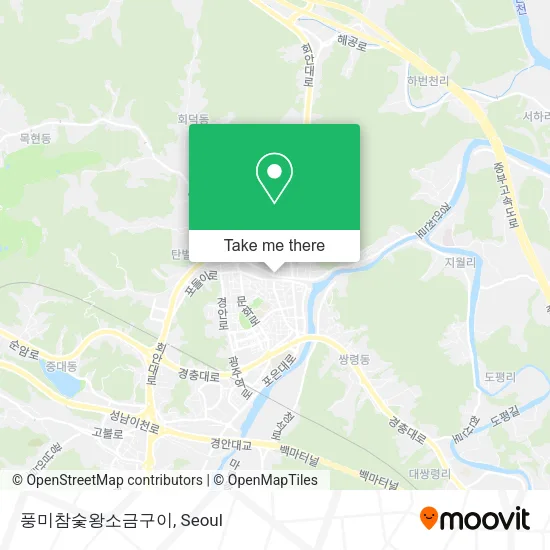 풍미참숯왕소금구이 map