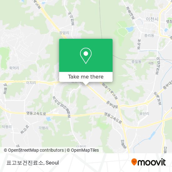 표고보건진료소 map