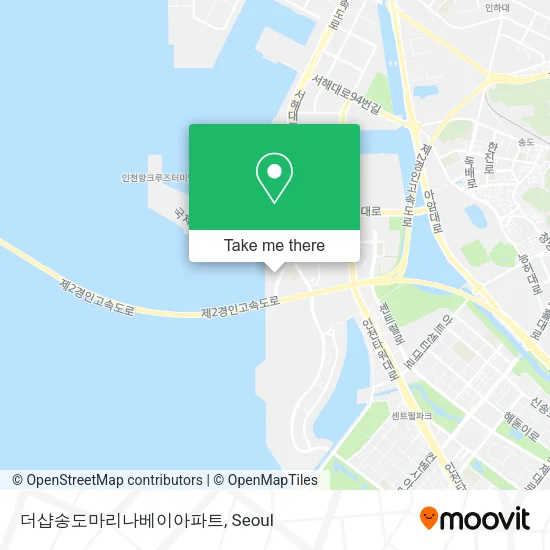 더샵송도마리나베이아파트 map