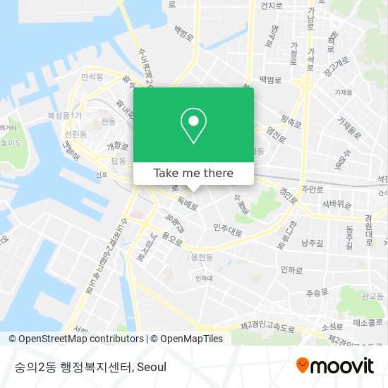 숭의2동 행정복지센터 map