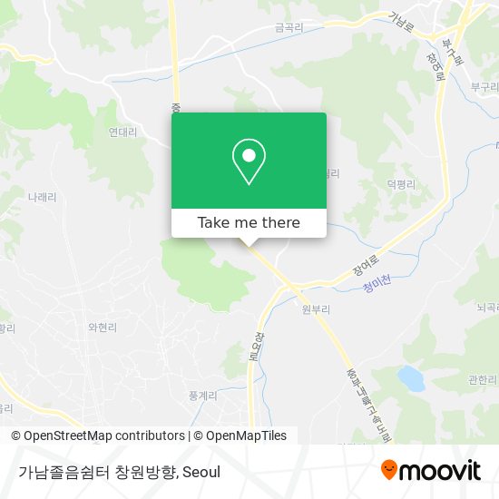 가남졸음쉼터 창원방향 map