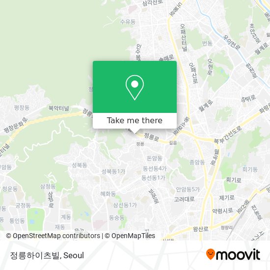 정릉하이츠빌 map