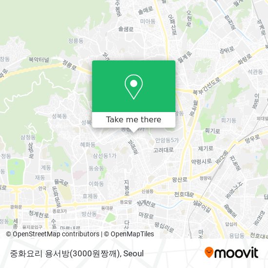 중화요리 용서방(3000원짱깨) map