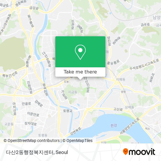 다산2동행정복지센터 map