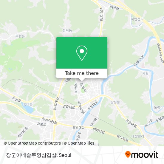 장군이네솥뚜껑삼겹살 map