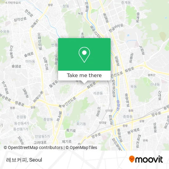 레브커피 map