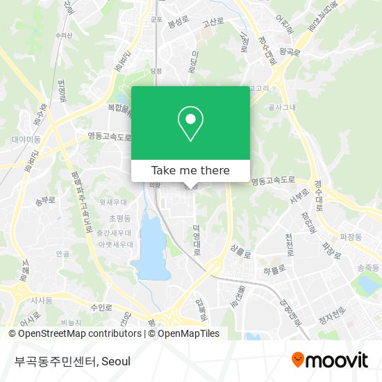 부곡동주민센터 map