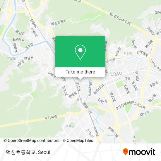 덕천초등학교 map