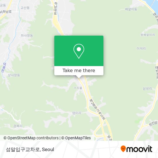 섬말입구교차로 map