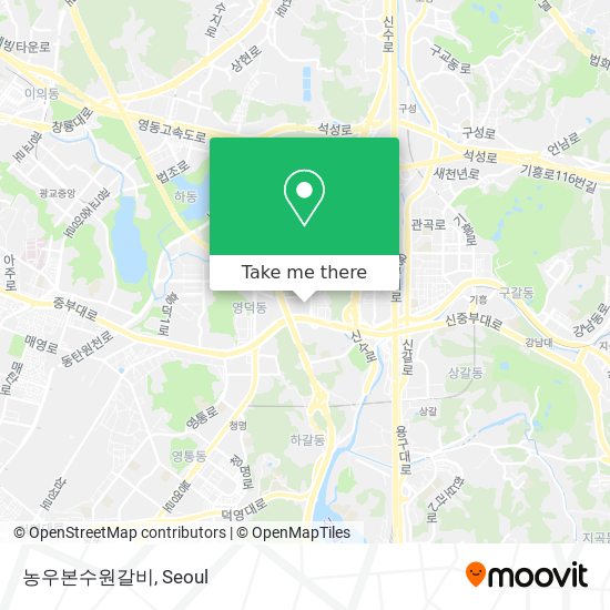 농우본수원갈비 map