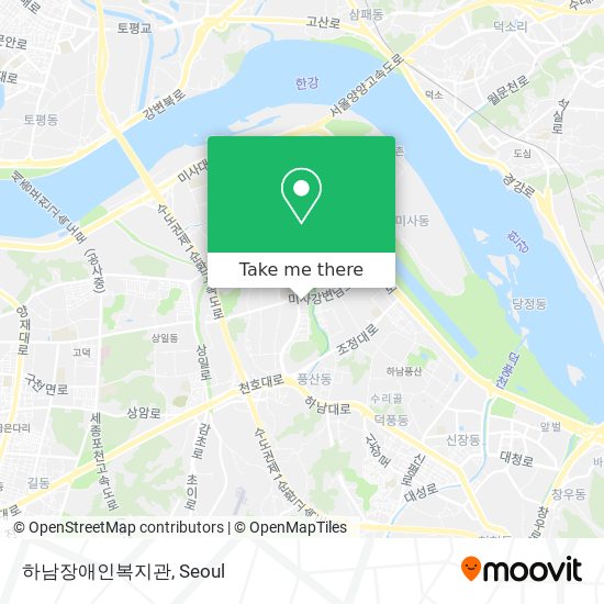 하남장애인복지관 map