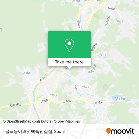 굴뚝능이버섯백숙진접점 map