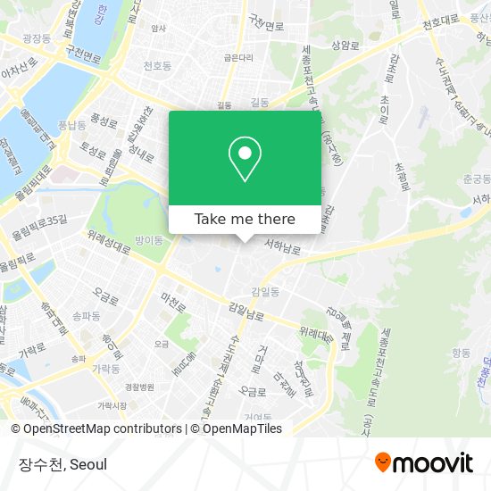 장수천 map