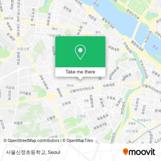 서울신정초등학교 map