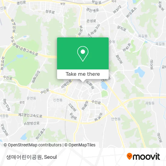 생매어린이공원 map