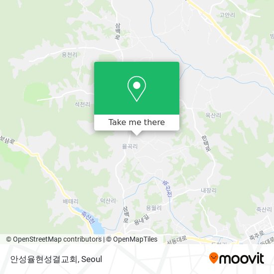 안성율현성결교회 map