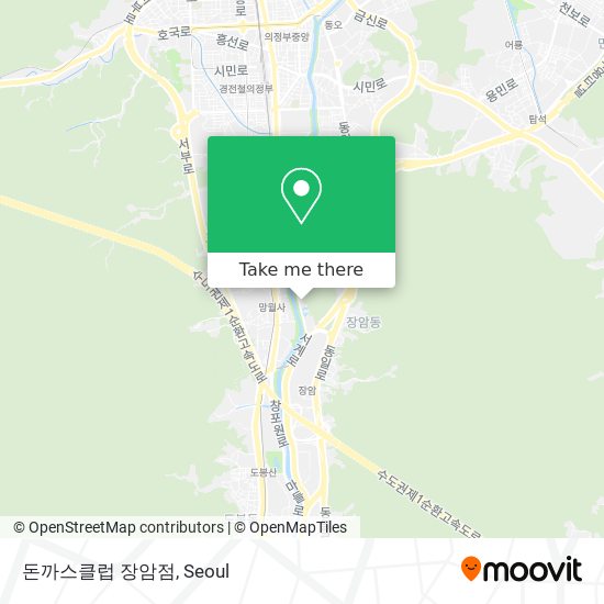 돈까스클럽 장암점 map