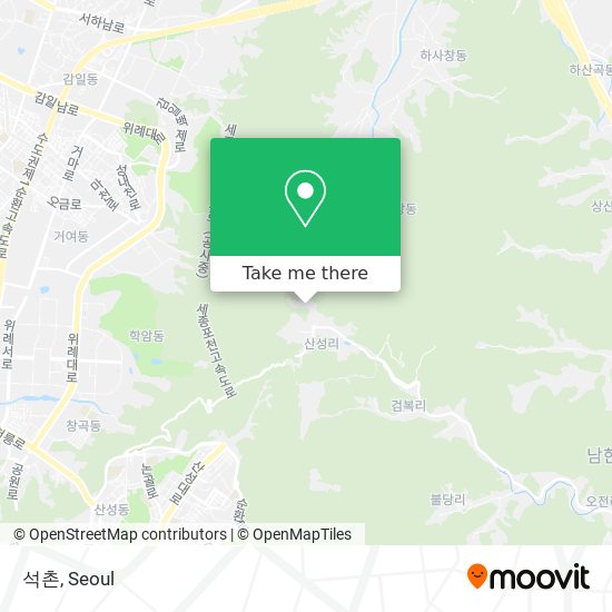 석촌 map