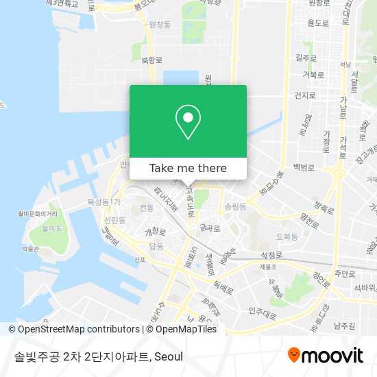 솔빛주공 2차 2단지아파트 map
